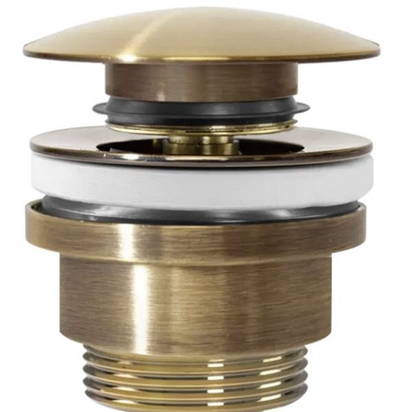 Донный клапан для раковины Rea antique gold A8110 универсальный