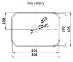 Умывальник CeramaLux 78104MLG-6 — изображение 2