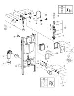 Инсталляция для унитаза Grohe Rapid SL 38719001 с кнопкой белой — изображение 6