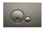 Кнопка смыва механическая OLI Globe 152953 серая soft-touch