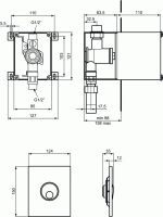 Кнопка смыва механическая Ideal Standard ProSys Septa Pro U3 R0139AA полированный хром — изображение 2