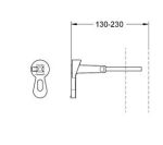Инсталляция для унитаза Grohe Rapid SL с кнопкой Grohe Skate Air, хром, 38536001+38505000 — изображение 10
