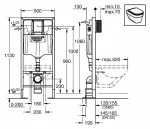 Система инсталляции для унитазов Grohe Rapid SL 38584001 усиленная — изображение 43