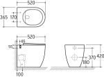 Комплект инсталляции с приставным унитазом 5 в 1 Roxen Attach 967103 (состоит из: 710215, Santi 410260G; 650185-01) — изображение 7