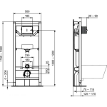 Инсталляция с унитазом Ideal Standard i.life B с технологией RimLS+, тонкое сиденье Soft-close — изображение 3