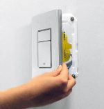 Инсталляция для унитаза Grohe Rapid SL с кнопкой Grohe Skate Cosmopolitan, хром, 38536001+38732000 — изображение 4