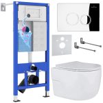 Комплект инсталляции с унитазом 6 в 1 Roxen StounFix Dual Fresh 516917 (состоит из: 710200, Santi 410260CH, 530155-01)