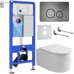 Комплект инсталляции с унитазом 6 в 1 Roxen StounFix Dual Fresh 968283 (состоит из: 710200, Steel 420260G, 530200-01)