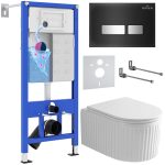 Комплект инсталляции с унитазом 6 в 1 Roxen StounFix Dual Fresh 968297 (состоит из: 710200, Glass 430280B, 530200-01)