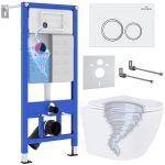 Комплект инсталляции с унитазом 6 в 1 Roxen StounFix Dual Fresh 968335 (состоит из: 710200, Santi 410260W, 530205-01)