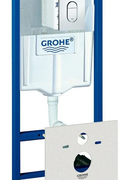 Система инсталляции для унитазов Grohe Rapid SL 38929000 4 в 1 с кнопкой смыва