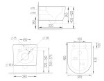 Комплект инсталляции с унитазом 6 в 1 Roxen StounFix Dual Fresh 585987 (состоит из: 710200, Caspia 410280CH, 530185-02) — изображение 13
