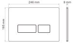 Комплект инсталляции с унитазом 6 в 1 Roxen StounFix Dual Fresh 966786 (состоит из: 710200, Caspia 410280DG, 530145-01) — изображение 18