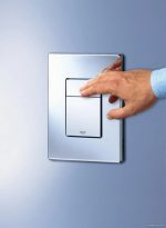 Инсталляция для унитаза Grohe Rapid SL с кнопкой Grohe Skate Cosmopolitan, хром, 38536001+38732000 — изображение 3