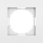 Рамка 1-я, матовый белый, серия A07