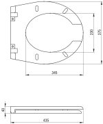 Комплект инсталляции Deante Vital 6в1 CDVS6WPW клавиша хром — изображение 5