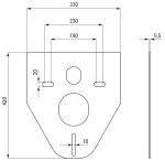 Комплект инсталляции Deante Vital 6в1 CDVS6WPW клавиша хром — изображение 6