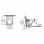 Комплект Vitra S20 Rim-Ex 9004B003-7207 4 в 1 — изображение 4