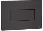 Кнопка смыва пневматическая OLI Karisma 641015 черная soft touch