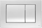 Кнопка смыва механическая OLI Metal Dual 656006 сталь хром матовый (антивандальная)