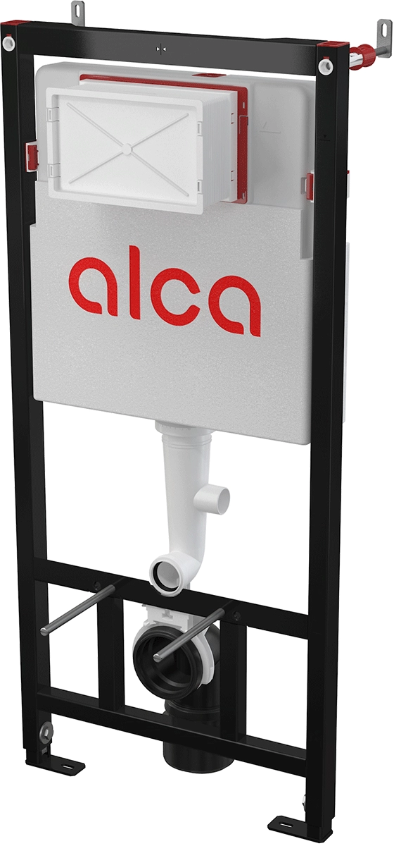 Сет 4в1 система инсталляции AlcaPlast AM101/1120+M570+M91 (кнопка белая) — изображение 2