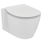Комплект: инсталляция OLI 80 + клавиша смыва Slim черная матовая + унитаз подвесной Ideal Standard Connect AquaBlade с сиденьем Soft-Close, 885111+659055+E047901+E772401 — изображение 4