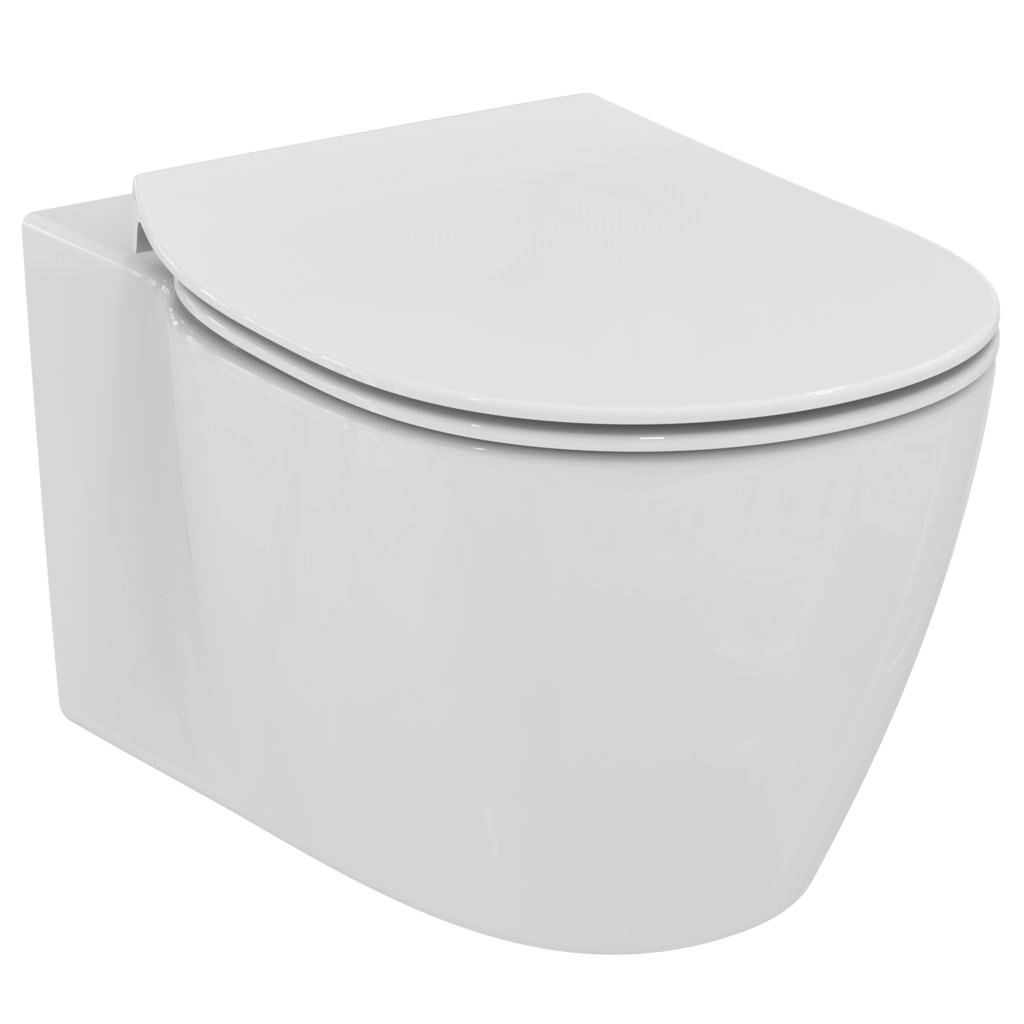 Комплект: инсталляция OLI 80 + клавиша смыва Slim черная матовая + унитаз подвесной Ideal Standard Connect AquaBlade с сиденьем Soft-Close, 885111+659055+E047901+E772401 — изображение 4