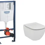 Комплект: инсталляция grohe 38772001 + унитаз Ideal Standard Tesi T007901