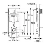 Комплект: инсталляция grohe 38772001 + унитаз Bocchi V-Tondo 1416-001-0129 — изображение 9
