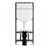 Инсталляция с унитазом Vitra Norm Fit 9773B099-7207, крышка микролифт, быстросъемная, клавиша хром, комплект — изображение 4