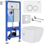 Комплект инсталляции с унитазом 6 в 1 Roxen StounFix Dual Fresh 506235 (состоит из:710200, Santi 410260W, 530135-01X)