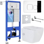 Комплект инсталляции с унитазом 6 в 1 Roxen StounFix Dual Fresh 552245 (состоит из: 710200, Santi 410280CH, 530135-01X)
