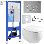 Комплект инсталляции с унитазом 6 в 1 Roxen StounFix Dual Fresh 964076 (состоит из: 710200, Santi 410260M, 530170-01)