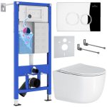 Комплект инсталляции с унитазом 6 в 1 Roxen StounFix Dual Fresh 964332 (состоит из: 710200, Santi 410260CH, 530160-01)