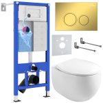 Комплект инсталляции с унитазом 6 в 1 Roxen StounFix Dual Fresh 968031 (состоит из: 710200, Santi 410260G, 530170-01)