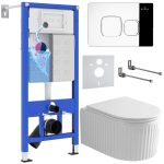 Комплект инсталляции с унитазом 6 в 1 Roxen StounFix Dual Fresh 968273 (состоит из: 710200, Santi 410280CH, 530200-01)