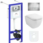 Комплект инсталляции и унитаза 6 в 1 Lavinia Boho Relfix One 77050134