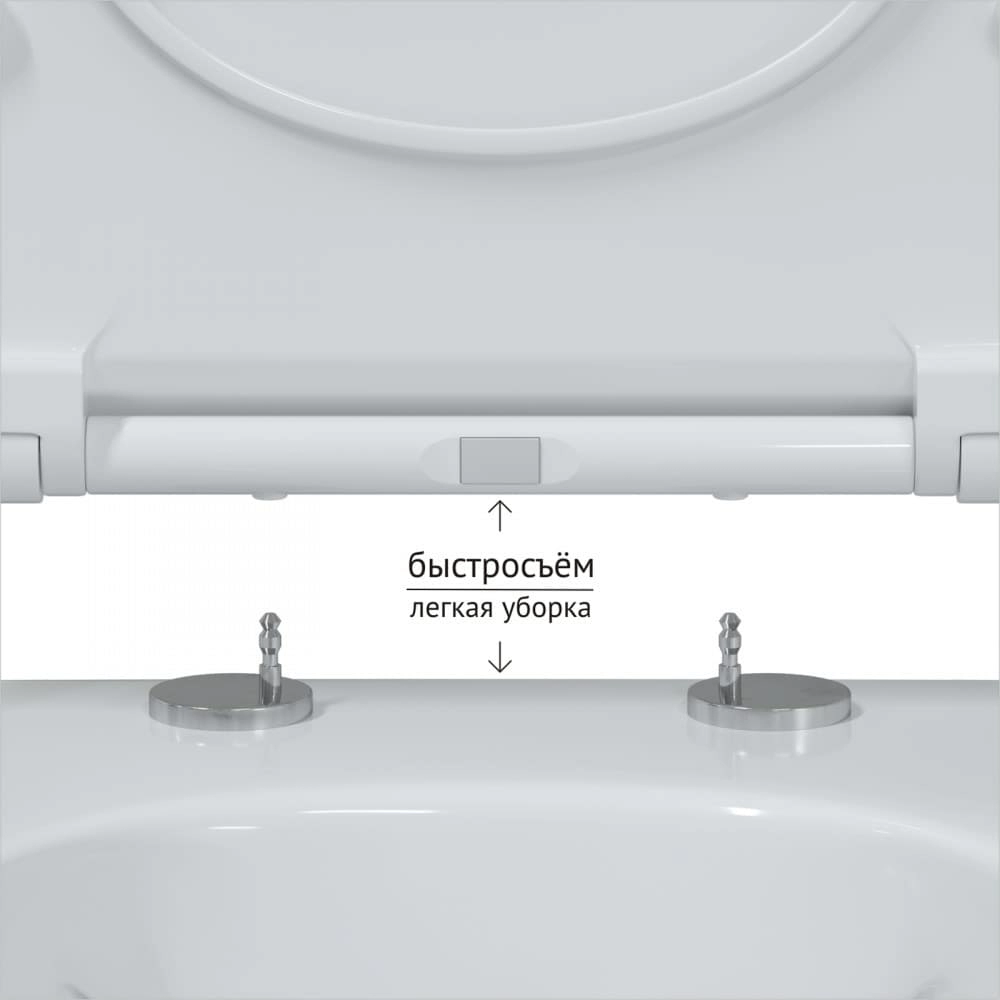 Комплект: инсталляция grohe 38772001 + унитаз Bocchi V-Tondo 1416-001-0129 — изображение 2