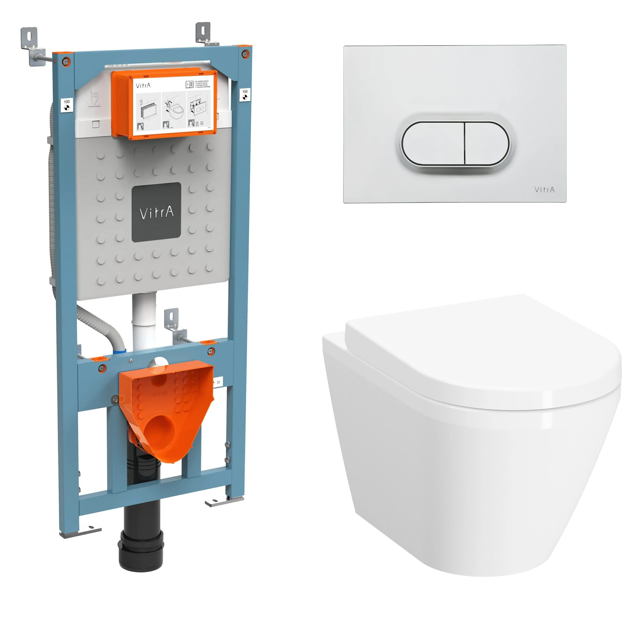 Комплект VitrA Integra Round L-box 9004B003-7202 4 в 1 — изображение 1