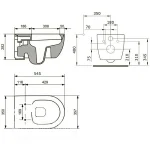 Комплект: инсталляция grohe 38772001 + унитаз Bocchi V-Tondo 1416-001-0129 — изображение 8