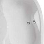 Акриловая ванна Polimat Dora 170x110 L, угловая левая, с ножками, белый
