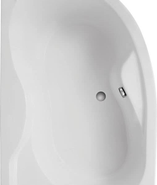 Акриловая ванна Polimat Dora 170x110 L, угловая левая, с ножками, белый