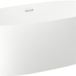 Акриловая ванна Wellsee Calin 140x70, отдельностоящая, белый глянцевый, хром