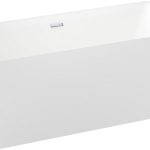 Акриловая ванна Wellsee Pure BY Wellsee 166x77, отдельностоящая, белый глянцевый/хром
