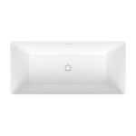 Акриловая ванна Wellsee Pure BY Wellsee 166x77, отдельностоящая, белый глянцевый, серый матов. мрамор/белый — изображение 4