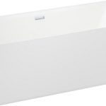 Акриловая ванна Wellsee DeSire 175.5x76, отдельностоящая, белый глянцевый/хром