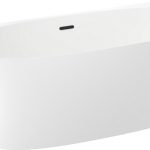 Акриловая ванна Wellsee Belle Spa 2.0 160x75 с клапаном матовый черный