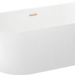 Акриловая ванна Wellsee Belle Spa 3.0 170x80 с клапаном золото