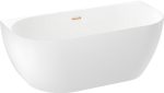 Акриловая ванна Wellsee Belle Spa 3.0 170x80 с клапаном золото