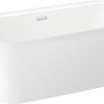 Акриловая ванна Wellsee Brillant iCon 160x80, отдельностоящая, белый глянцевый/хром
